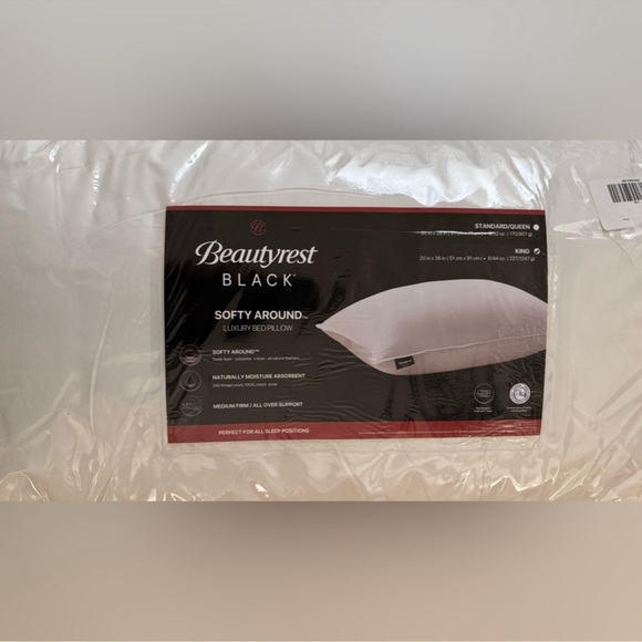 🎉LAST CHANCE🎉BEAUTYREST BLACK Luxurious Sotfy Around Down Pillow - Picture 5 of 8